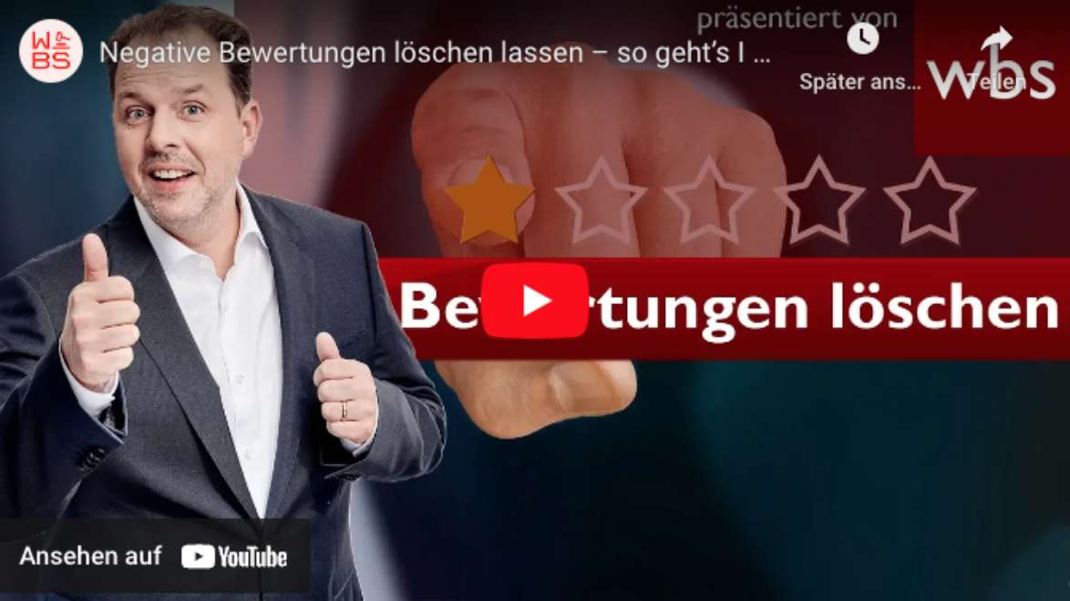 Negative Bewertungen löschen lassen – so geht’s I RA Christian Solmecke